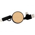 The Ponza - Bamboo Extendable Charging Cable 4