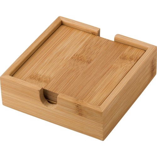 Bamboo Coaster Set (4pc)