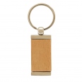 Bambley Bamboo And Metal Keyring 2