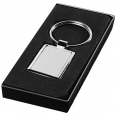 Sergio Rectangular Metal Keychain 1