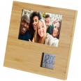 Sasa Bamboo Photo Frame with Thermometer 1