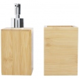 Hedon 3-piece Bamboo Bathroom Set 4