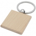 Gioia Beech Wood Squared Keychain 1