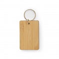 Rectangular Bamboo Keyring 3