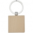 Gioia Beech Wood Squared Keychain 4