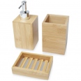 Hedon 3-piece Bamboo Bathroom Set 1