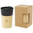 Pereira 320 ml Porcelain Mug with Bamboo Outer Wall 3