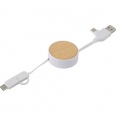 The Ponza - Bamboo Extendable Charging Cable 2