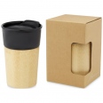 Pereira 320 ml Porcelain Mug with Bamboo Outer Wall 1